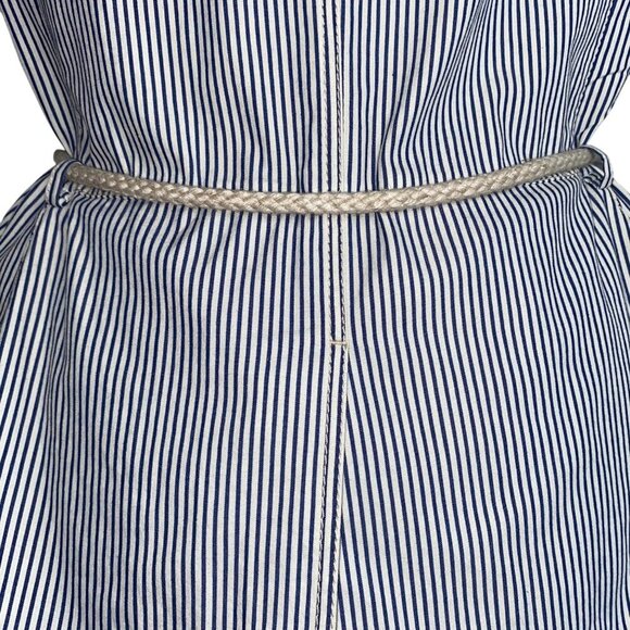 Lafayette 148 NWT Blazer Striped Blazer Detachable Rope Belt‎ Womens Size 10 - Picture 5 of 14